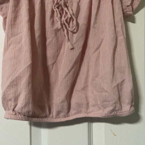 Aeropostale light pink cap sleeves crop top size extra small
Elastic waist. - Picture 6 of 11